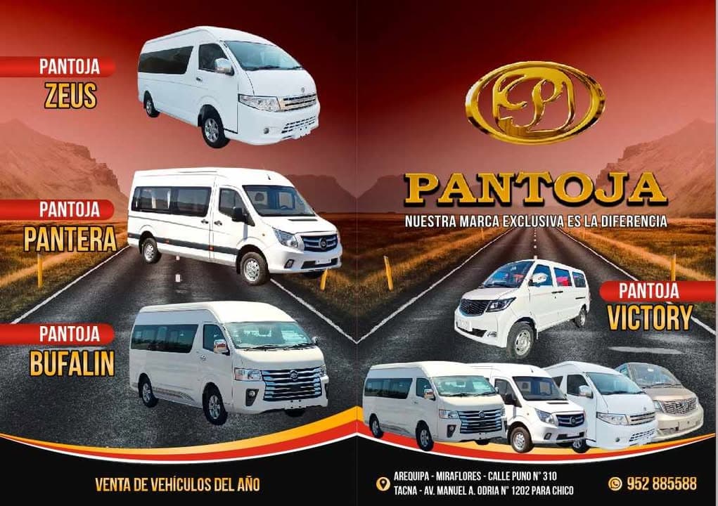 Gama de vans y minivans Pantoja en carretera
